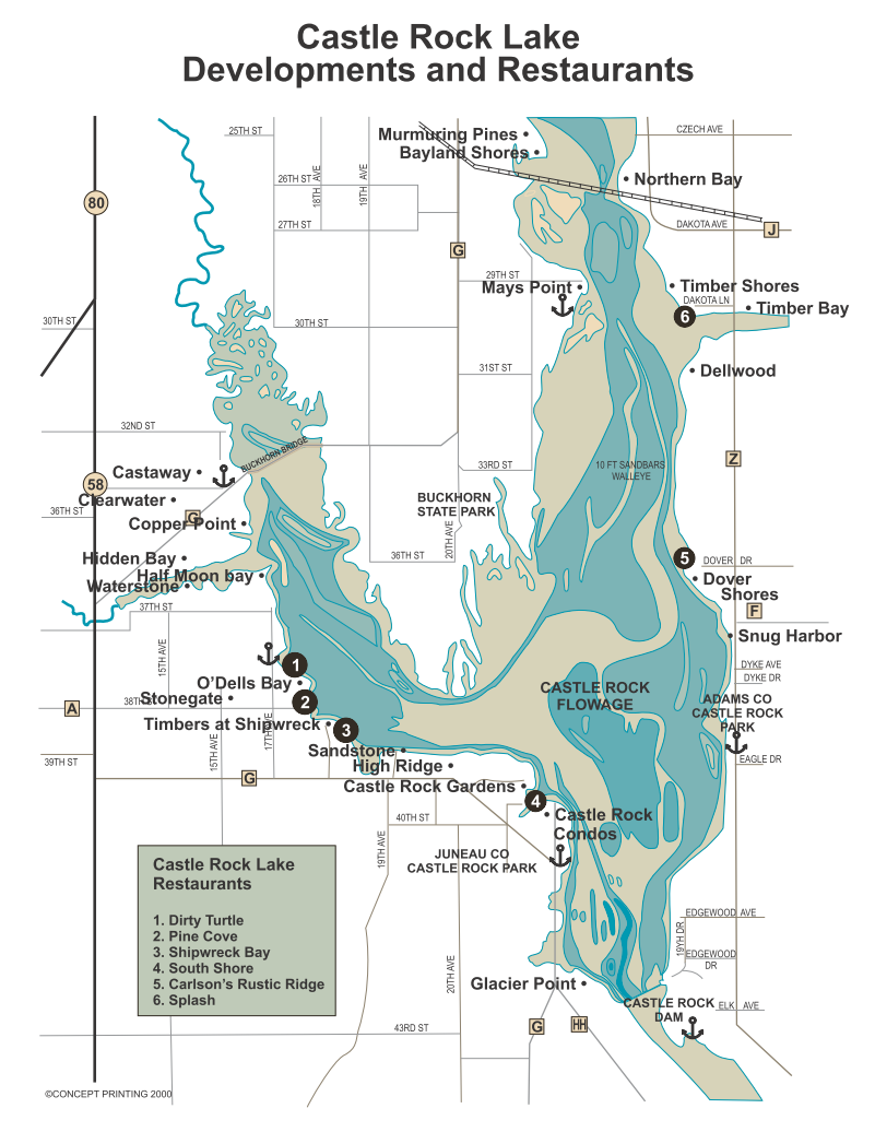 Castle Rock Lake Topographic Map - United States Map